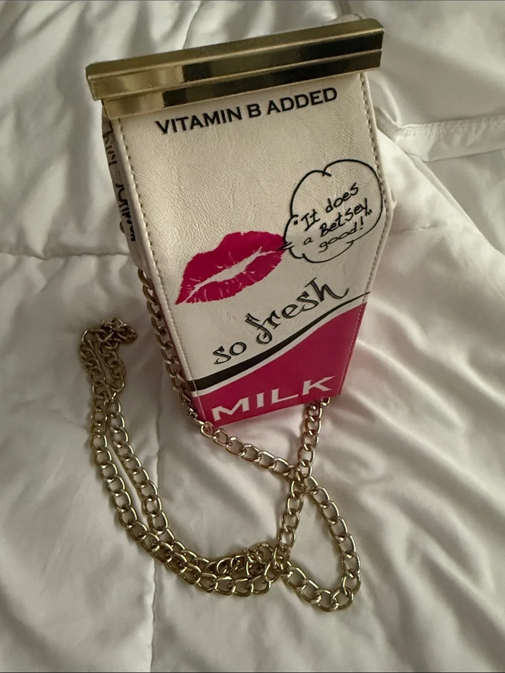 Betsey Johnson Milk Carton bag - vintage retired